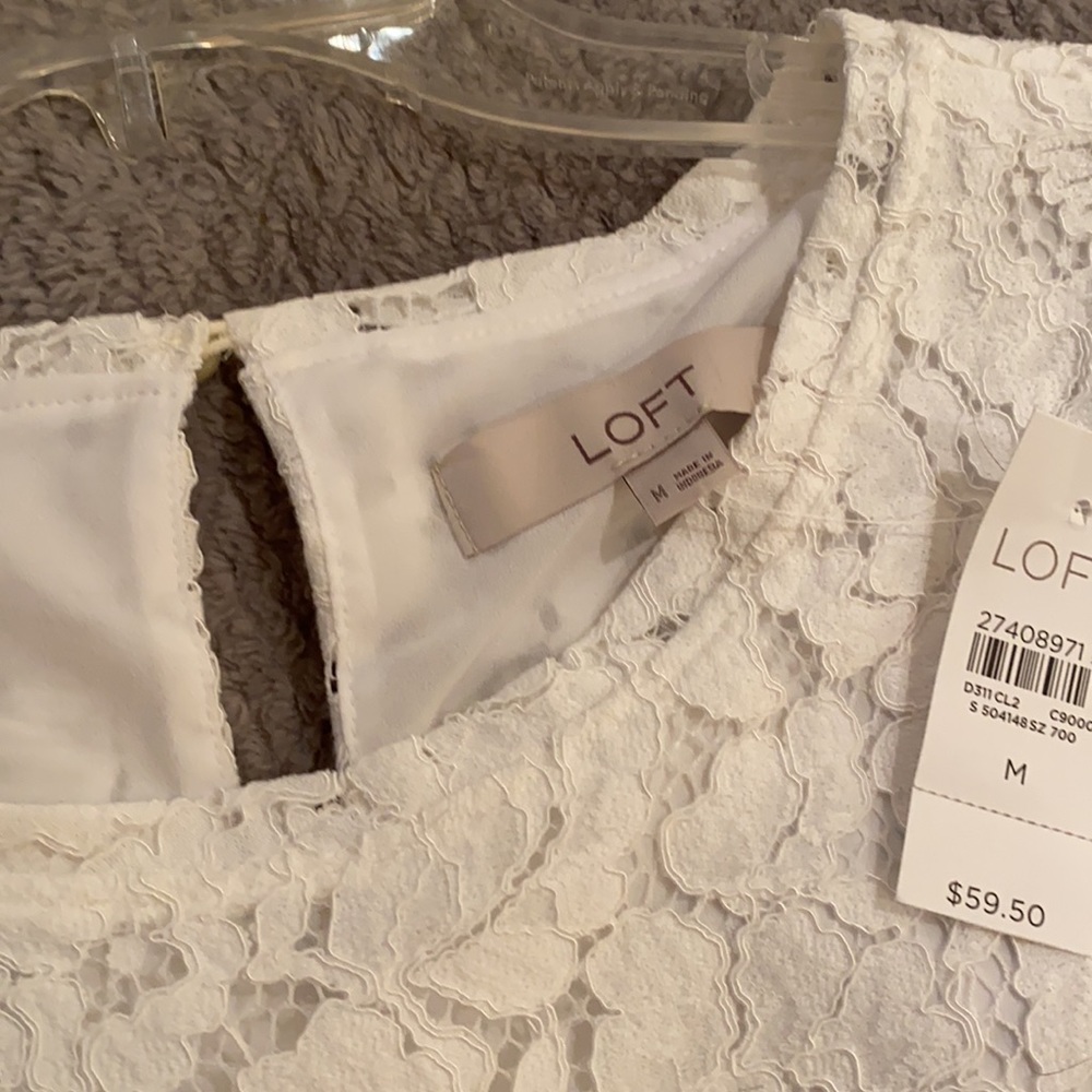 White Lace Shell - Picture 2 of 5